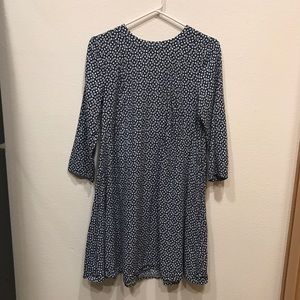 Printed Navy H&M Dress